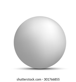 White Gray Sphere