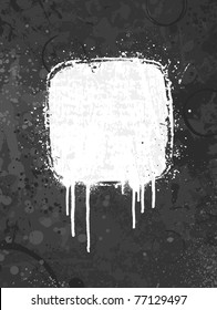 White And Gray Spray Paint Grunge Background Design