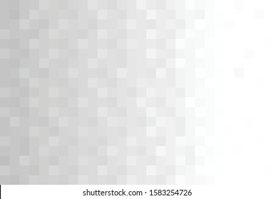 White gray squares tile background. Mosaic geometric pattern.