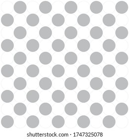 White and gray vector geometrical circle abstract background