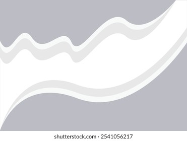 Fondo de onda blanco y gris. Fondo Abstractas para líneas suaves