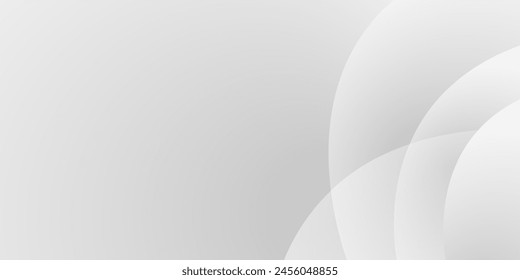 White and gray wave modern background design for corporate concept, template, poster, brochure, website, flyer design. Vector illustration