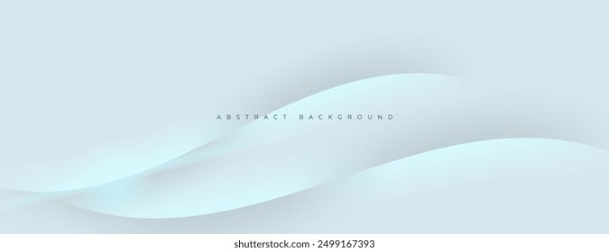 Fondo de textura de líneas onduladas grises blancas con luz azul
