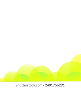 white and green abstract background design, green round abstract banner background design