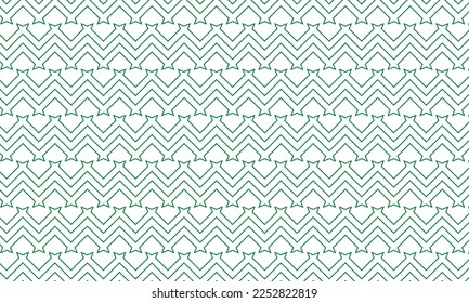 abstrakter weißer und grüner Hintergrund mit geometrischem und nahtlosem Muster. geometrischer Stil - Stockvektorgrafik.	
