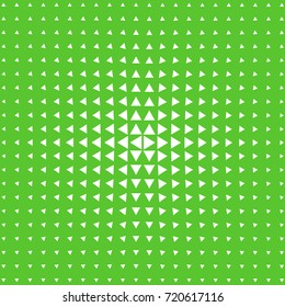 White and green abstract triangle background.