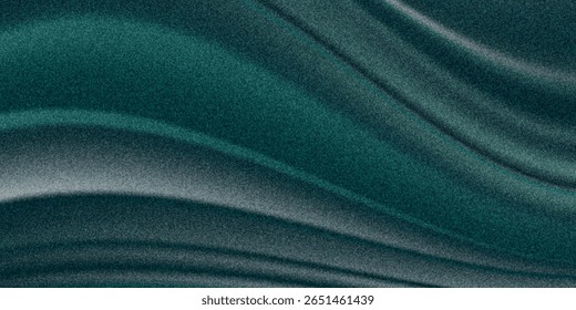 Gradiente branco verde borrado em plano de fundo granulado escuro, ponto de luz brilhante, espaço de cópia, vetor