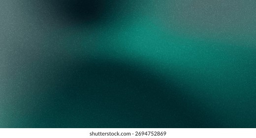 White green blurred gradient on dark grainy background, glowing light spot, copy space