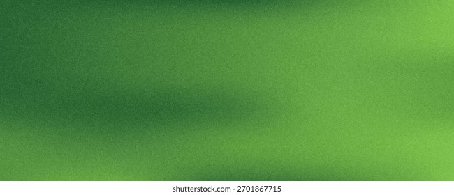 Gradiente borroso verde blanco sobre fondo granulado oscuro, punto de luz brillante, espacio de copia