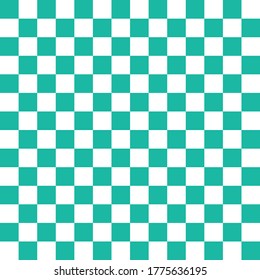 white and green color square patterns in the background vector