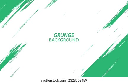 White and green grunge texture background. Eps10 vector