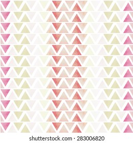 white green pink red triangle geometric seamless vintage style for corporate advertising on summer season collection