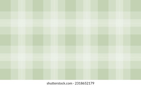 White and green plaid fabric texture