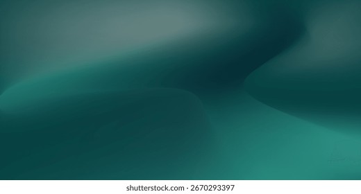 Gradiente borroso simple verde blanco sobre fondo granulado oscuro, punto de luz brillante, espacio de copia. Eps 10