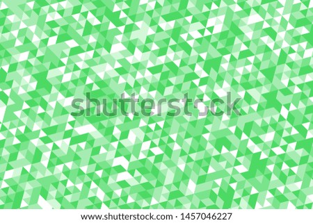 white and green triangles pattern. abstract geometric mosaic. beautiful polygonal ornament. simle vector background easy to edit and use. eps 10