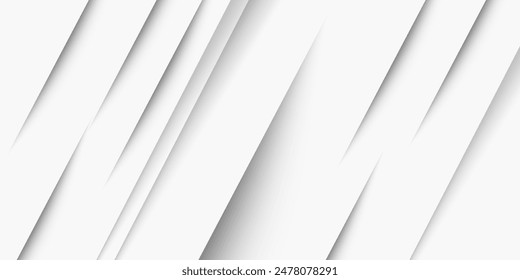 White and grey 3d modern abstract background with polygonal texture. Soft gray wide abstract banner modern