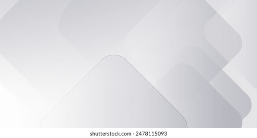 White and grey 3d modern abstract background with polygonal texture. Soft gray wide abstract banner modern abstract paper