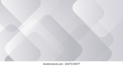 White and grey 3d modern abstract background with polygonal texture. Soft gray wide abstract banner modern abstract paper