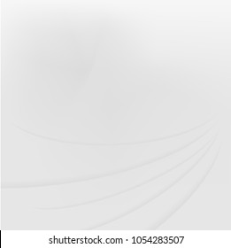 White and grey abstract background smooth line, eps10 illustration