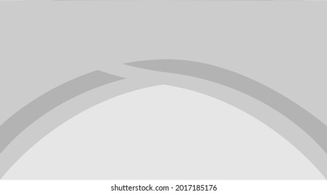 White and Grey Abstract Background. Unique Curve Shapes. Eps 10 Vector.