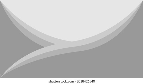 White and Grey Abstract Background. Unique Curve Lines Beautiful Background. Eps 10 Vector.
