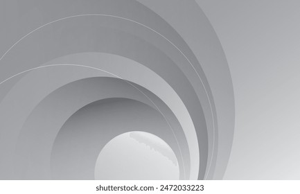 Weißer grauer abstrakter Hintergrund. Vektorillustration