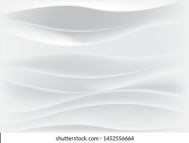 White and Grey Abstract Background and Wallpaper, Vector EPS
