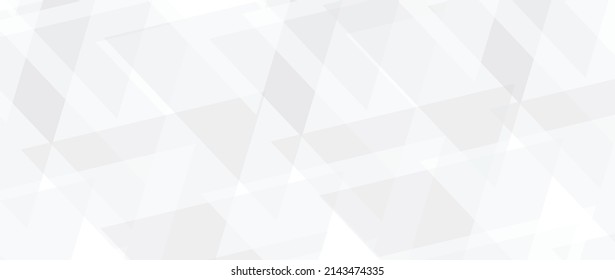 White grey abstract Geometric background. Wallpaper business banner. Modern style backdrop.