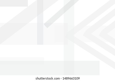 White and grey abstract geometric vector background. illustration colorful template for website ,banner social media advertising. backdrop with copy space.  modern style. business concept.