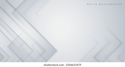 White grey abstract modern banner background with diagonal line and geometric triangle shape. Can use for flyer, poster, web.