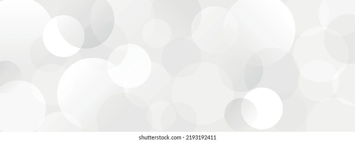 White and grey abstract modern transparency circle presentation background. Vector circles template vector design.