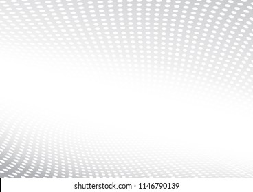 White And Grey Abstract Perspective Background. EPS10 Vector