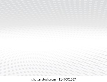 White And Grey Abstract Perspective Background. EPS10 Vector