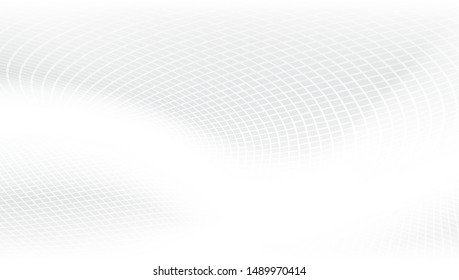 White And Grey Abstract Perspective Background 16x9. EPS10 Vector