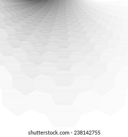 White & grey abstract perspective background