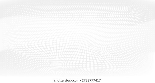 White And Grey Abstract Perspective Background 16x9. EPS10 Vector