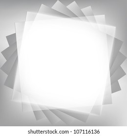 White and grey abstract squares background