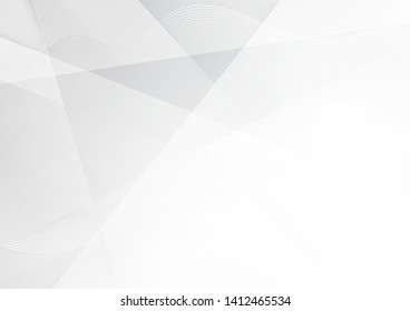 White and grey background. Abstract modern background used about technology or product presentation backdrop. Vector. Illustration.