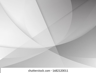 Fondo blanco y gris. Resumen de los antecedentes modernos utilizados sobre la tecnología o el fondo de presentación de productos. Ilustración vectorial.