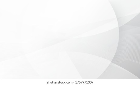 White and grey background. Abstract modern background used about technology or product presentation backdrop. Vector illustration.
