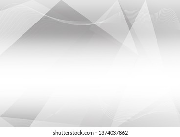 White and grey background. corporate technology modern design. pattern style geometric. abstract modern background used about technology or product presentation backdrop. vector. Illustration.