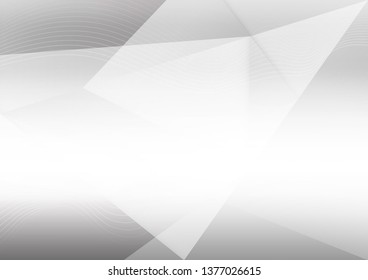 White and grey background. corporate technology modern design. pattern style geometric. abstract modern background used about technology or product presentation backdrop. vector. Illustration.