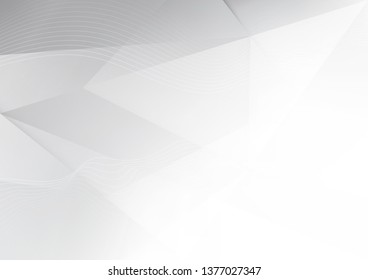 White and grey background. corporate technology modern design. pattern style geometric. abstract modern background used about technology or product presentation backdrop. vector. Illustration.