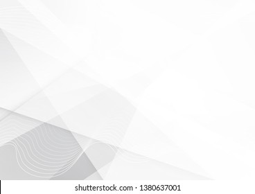 White and grey background. Corporate technology modern design. Pattern style geometric. Abstract modern background used about technology or product presentation backdrop. Vector. Illustration.