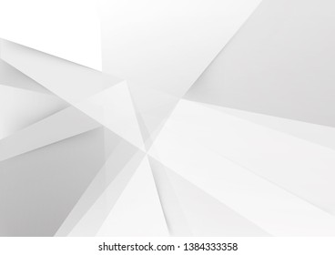 White and grey background. Corporate technology modern design. Pattern style geometric. Abstract modern background used about technology or product presentation backdrop. Vector. Illustration.