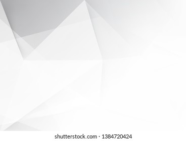 White and grey background. Corporate technology modern design. Pattern style geometric. Abstract modern background used about technology or product presentation backdrop. Vector. Illustration.