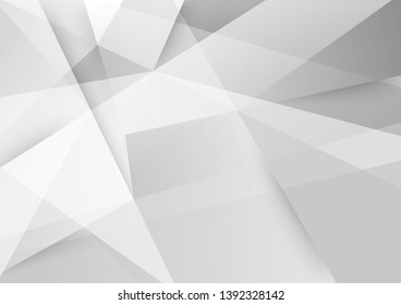 White and grey background. Corporate technology modern design. Pattern style geometric. Abstract modern background used about technology or product presentation backdrop. Vector. Illustration.