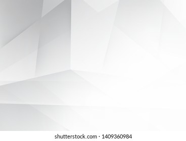 White and grey background. Corporate technology modern design. Pattern style geometric. Abstract modern background used about technology or product presentation backdrop. Vector. Illustration.