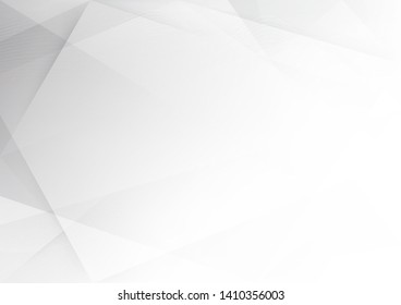 White and grey background. Corporate technology modern design. Pattern style geometric. Abstract modern background used about technology or product presentation backdrop. Vector. Illustration.
