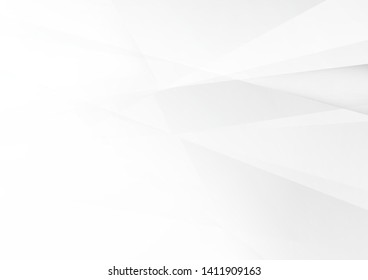 White and grey background. Corporate technology modern design. Pattern style geometric. Abstract modern background used about technology or product presentation backdrop. Vector. Illustration.